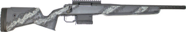 GLFA SUB-1 BOLT ACTION 308 WIN - 18" SS FLUTED CF STOCK GREY