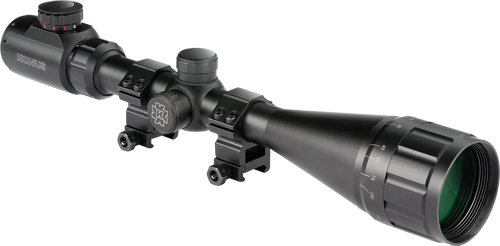 KONUS SCOPE FIGHTER 4-16X50 - W/RINGS AO ILLUMINATED BDC BLK