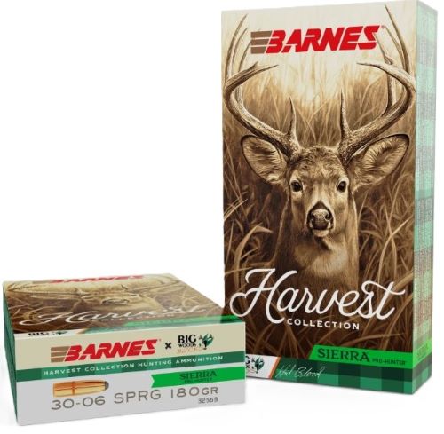 BARNES HARVEST 30-06 SPRG - 180GR RN 20RD 10BX/CS