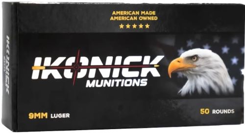 IKONICK USA 9MM 147GR FMJ - SUBSONIC 50RD 20BX/CS