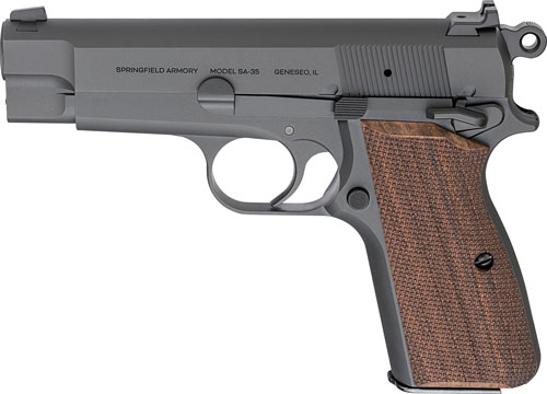 SPRINGFIELD SA-35 9MM 4" 15RD - MATTE BLUED/WALNUT - Image 2