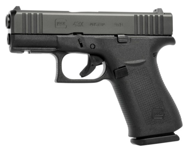 GLOCK G43X 9MM BLK 3.39" 15+1 FS FR