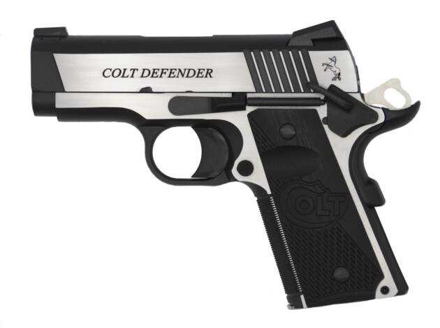 COLT DEFENDER 45ACP SS/BK 3" 7+1 NS