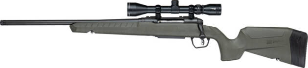SAVAGE AXIS 2 XP 6.5CM 20" LH - THREADED W/3-9X40 BLACK/GREEN